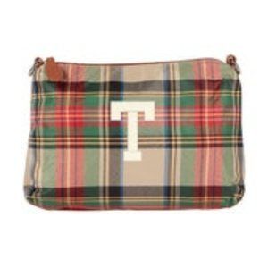 Initial "T" Personalized Tartan Purse